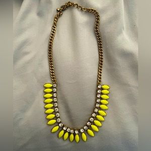 J Crew Neon Statement Necklace